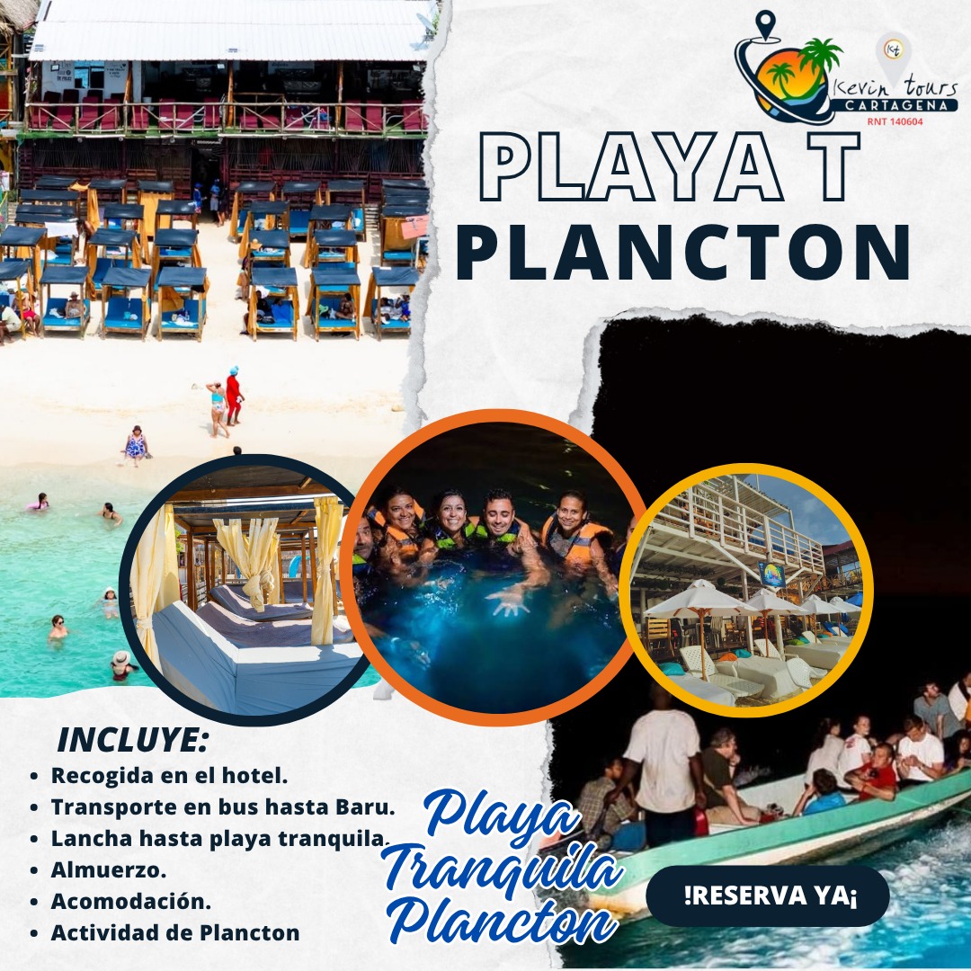 PLAYA TRANQUILA Y PLANCTON